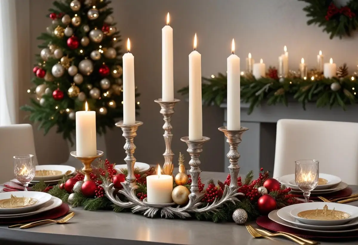 Skapa julstämning med fina ljusstakar till jul! illustration