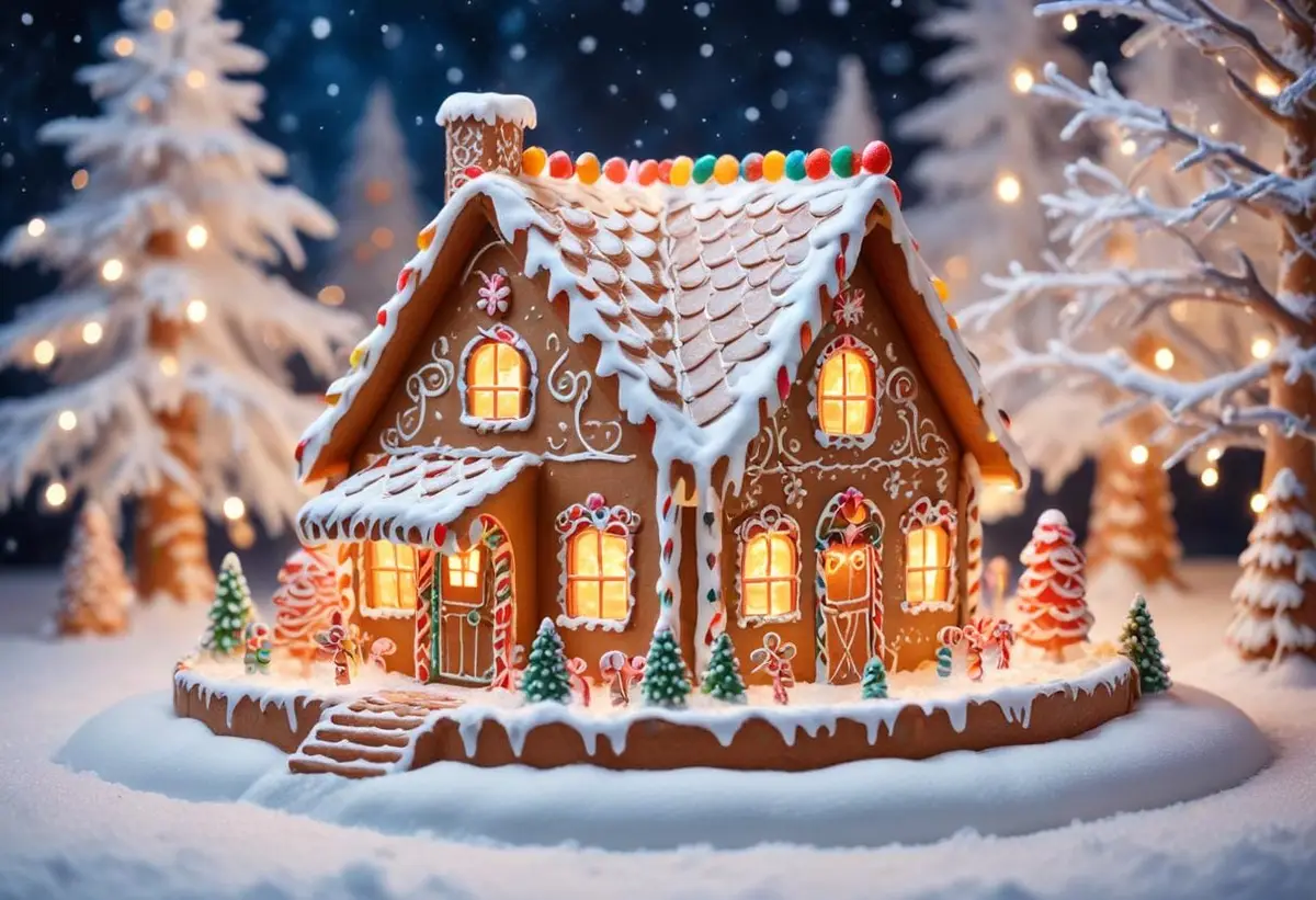 Skapa ditt drömpepparkakshus med vårt kit! illustration