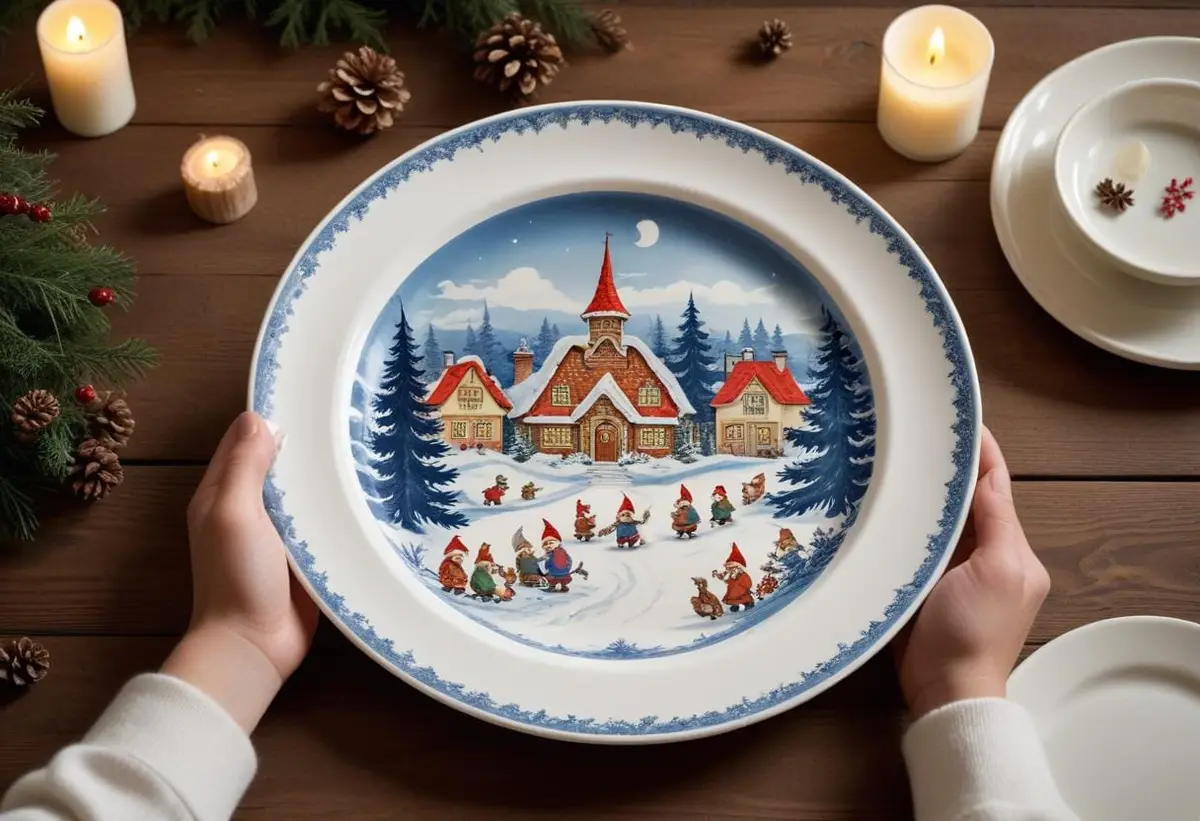 Upptäck rörstrand jultallrik 1975 – en julklassiker! illustration