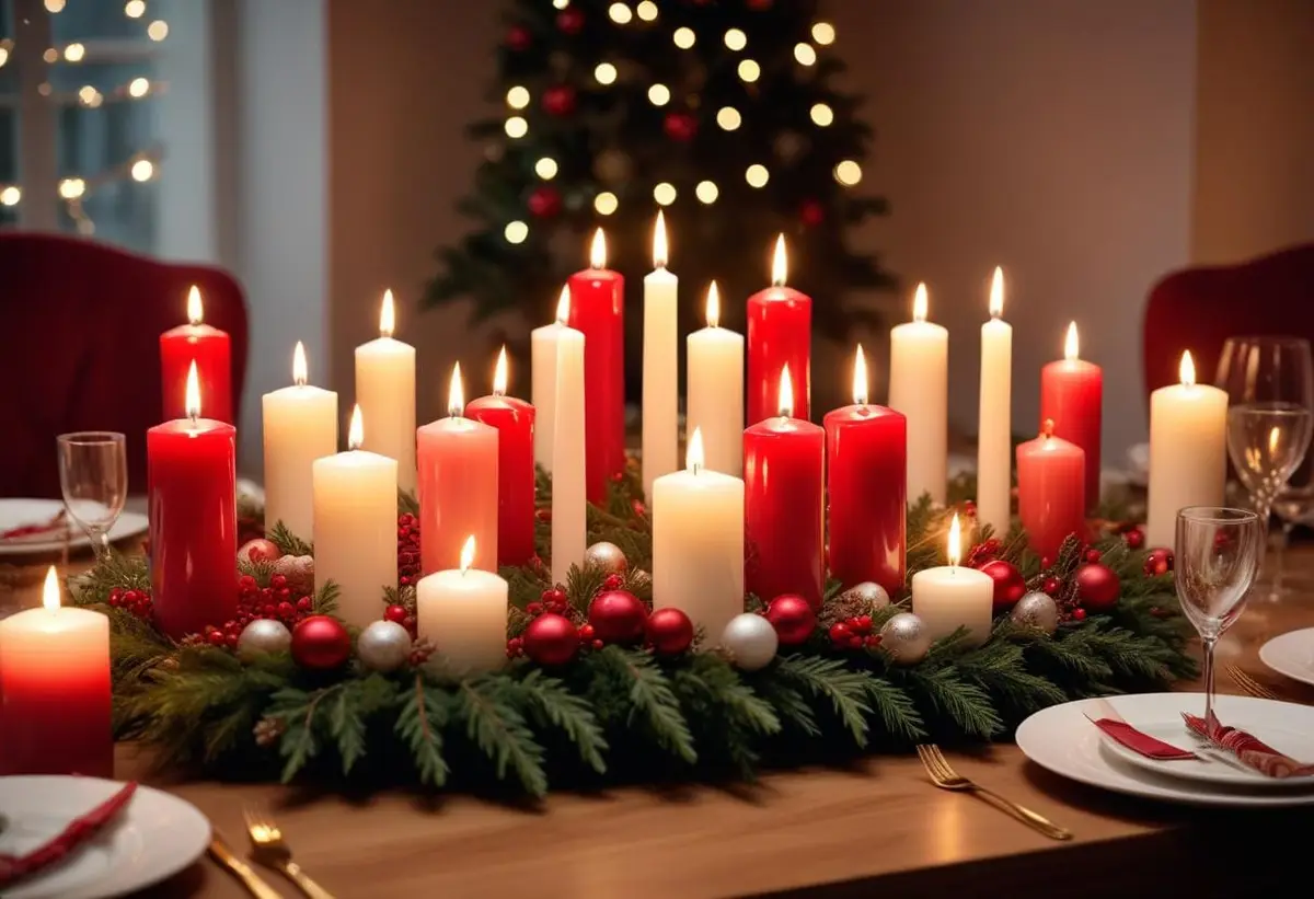 Snurrat ljus som lyser upp din jul illustration